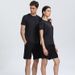Men's Clothing Solid Color Round Neck Sports Short-Sleeved Ice Silk T-Shirt Quick-Drying Breathable Fitness Running Training Tops_viptrois.com