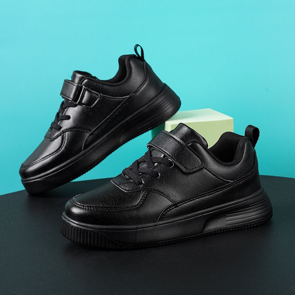 Children's Shoes Sports Shoes All Black Boys Shoes 10 Medium And Large Children's Sneakers Leather Running Shoes Girls White Shoes 12 Years Old_viptrois.com