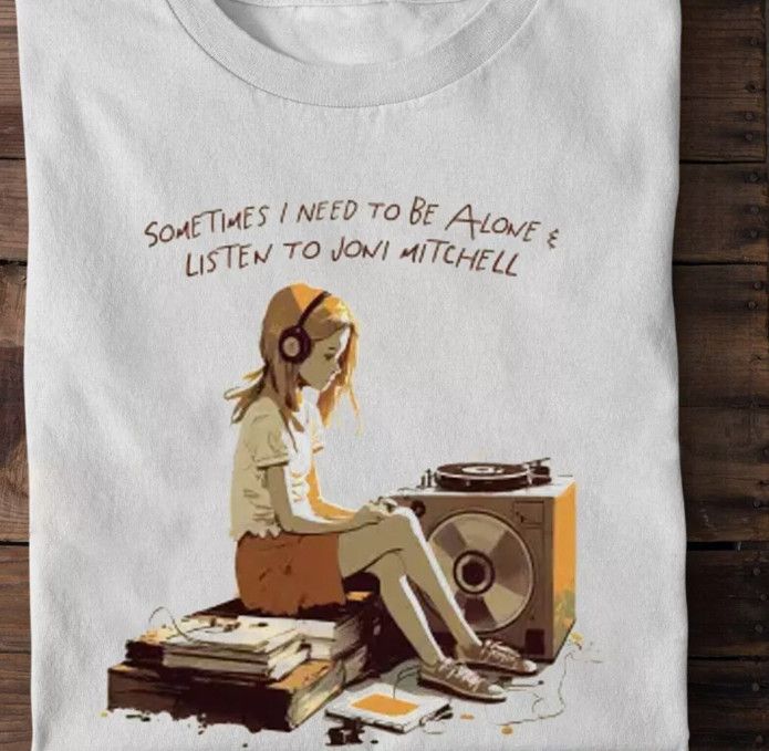 Joni Mitchell T- Shirt T Shirt Mens Womens Tees Top Tops Tee, Halloween Gift, Gift Father, New- New_viptrois.com