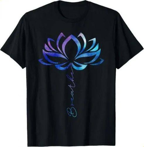 T-shirtlotus Flower Yoga Shirt Breathe 2026 Meditation Gift Peace_viptrois.com