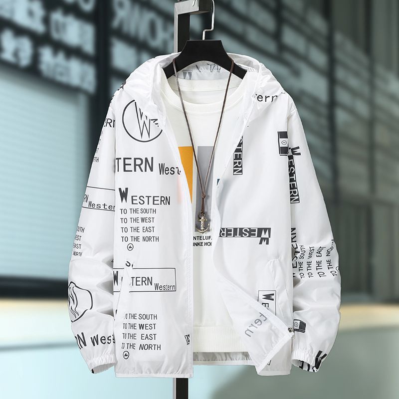 Men's clothing Spring net red youth men's sun protection clothing new ice silk quick-drying anti-ultraviolet trend student jacket men's models_viptrois.com