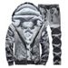 Men's Winter Camouflage Hooded Tracksuit Set - Fleece Lined Thick Warm Jogger Outfit For Casual & Sports (Available In Plus Sizes M-6XL)_viptrois.com