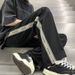 Men's Clothing Side Striped Casual Pants Men's New Ins Trendy Brand Loose Drooping Trousers High Street Straight Mopping Sports Pants_viptrois.com