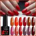 LILY'CUTE Professional Nail Gel Set - Multi-Color UV/LED Soak-off Gel Polish With Top Coat For Salons - 7ml Bottles_viptrois.com