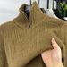 Reversible Turtleneck Sweater Half Zip Knitwear Autumn Winter Thick Solid Color Casual Trendy Slim Fit Base Shirt Men_viptrois.com