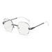 Unisex Photochromic Presbyopic Glasses Frameless Fashion Trimming Women's Presbyopic Glasses Day And Night Dual-use Presbyopic Glasses For The Elderly_viptrois.com