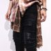Men's Clothing High Street Ripped Heifeng Slim Skinny Jeans Men's Leather Stretch Men's Trousers_viptrois.com