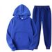 Men's Casual Hoodie & Jogger Set - Soft Fleece-Lined Two-Piece Outfit For Spring/Autumn | Trendy Streetwear & Sports Wear In 15 Colors (S-3XL)_viptrois.com