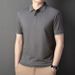 Men's New Short-sleeve Cross-border Spring Breathable Top, Popular And Fashionable Slim-fit Casual Polo_viptrois.com