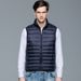 Autumn Winter Ultra-light White Duck Down Vest Men Outdoor Short Slim Fit Windbreakers Warm Waistcoat Lightweight Mens Vests_viptrois.com