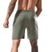 Lightweight Quick-Dry Men's Gym Shorts - High Stretch Athletic Training Shorts For Running, Hiking & Workouts (Black/Grey/Khaki/Blue) - EU Sizes_viptrois.com
