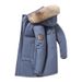 Men's Clothing Down Jacket Mid Length Parka Raccoon Fur Collar Removable White Duck Down Filling Hooded Men's Jacket_viptrois.com