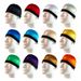 Men's Hats Glossy Cloth Patchwork Head Cover Silky Elastic Head Cover Shaped Head Cover Loose Tight Bottoming Cap_viptrois.com