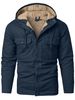 American Size Men's Multi-pocket Plus Size Padded Padded Jacket With Thick Hooded Padded Jacket Medium Long Padded Lamb Fleece Jacket_viptrois.com