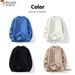 Woodpecker 2025 Autumn New White Crew Neck Cable Knit Men's Winter Plus Size Knitted Base Shirt Sweater_viptrois.com