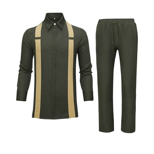 Men's Clothing men's suits independent station hot selling color matching fashion breathable casual versatile_viptrois.com