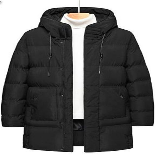 2026 Fashion Wintercoat Men 100% Polyester Pure Color Long Sleeve Casual Thick Warm Zipper Hooded Cotton-Padded Jacket M-8XL_viptrois.com