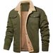 New Men's Autumn And Winter Men's Fleece Cotton Jacket, Workwear Casual Jacket, Men's Coat_viptrois.com