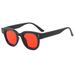 Men's Sunglasses New Oval Frame Rice Nail High End Sunglasses Retro Fashion Street Shooting Slim Anti Ultraviolet Sunglasses_viptrois.com