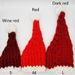 Christmas hat Santa hat hand-woven family style, adult children_viptrois.com