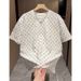 Men's Clothing Full Print Short Sleeved Heavy T Shirt Trendy All Match Round Neck Top Handsome Bottoming Shirt_viptrois.com