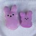 Cross Border New Product Peeps Rabbit Easter Colorful Cartoon Rabbit Plush Toy Cloth Doll Filled With Cotton Doll_viptrois.com