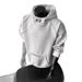 Hooded Men's Sweater Autumn New Ruffian Handsome High Street Trend Loose Versatile Pullover Casual Splicing Top Jacket_viptrois.com