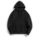 Men's Retro Striped Hooded Sweatshirt - Oversized Casual Pullover With Chest Pocket, Lightweight Fleece Lining For Spring/Fall_viptrois.com