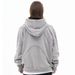 "Women's Distressed Hooded Sweatshirt - Raw Hem Streetwear Pullover With Anti-Stitch Detail | High Street Fashion"_viptrois.com