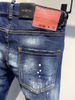 Men's Slim Fit Stretch Denim Jeans With Distressed Details & Ripped Design - Comfortable Straight Leg For Casual Wear_viptrois.com