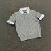 Men's Clothing Old Money Style Knitted Twisted Polo Shirt Short Sleeve Summer Design High End Two Piece T Shirt_viptrois.com