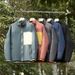 Unisex Lightweight Stand Collar Jacket - Color-Block Fleece Lined Midlayer For Outdoor & Urban Wear (Green, Gray, Navy, Red, Black)_viptrois.com