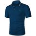 Men's Printed Polo Shirt - Short Sleeve, Relaxed Fit, Breathable Polyester, Casual & Stylish (S-2XL)_viptrois.com