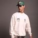 Men's Clothing DARC autumn and winter heavy 430G silver fox velvet round neck sweatshirt retro street fashion hip hop loose top style_viptrois.com