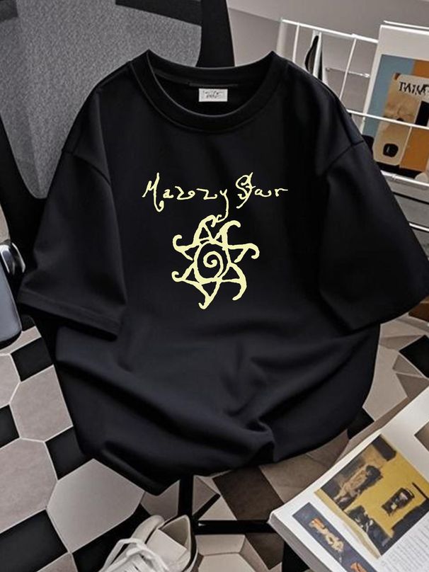 Mazzy Star TShirt Black All Size Gift Shirt Breathable Stylish Top For Everyday Wear Streetwear Unisex Casual Stretched Slightly Comfortable_viptrois.com