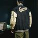 Men's Clothing Suede Baseball Jacket Men's Vintage Spring And Autumn New Green Bomber Jacket Ins Jacket Men_viptrois.com