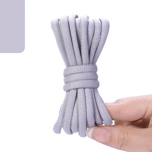 Shoe Accessories bold semi circular shoelaces, color black and white semi circular sports shoelaces,basketball shoelaces_viptrois.com