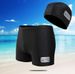 Man's clothing Men's swimming pants Black hat beach pants men's boxer shorts Men's swimsuit swimming suit_viptrois.com