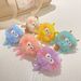 New Arrival Colorful Little Monster Plush Doll Pendant Cute Bow Cartoon Doll Ice Cream Keychain Pendant_viptrois.com