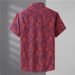 CT Plus Size Men's Short Sleeve For Big Guys, Summer Thin Printed Shirt, Loose Casual Oversized Trendy Shirt_viptrois.com