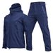 Men's clothing sharkskin soft shell warm windproof 3-in-1 men's outdoor breathable jacket hardshell suit_viptrois.com