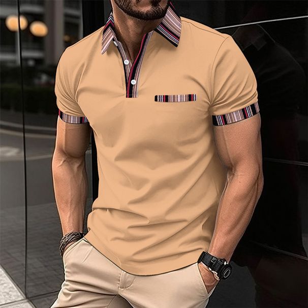 New Summer Fashion Button Polo Summer 3d Printed White Golf Short Sleeve Polo Business Casual Polo Streetwear Men Polo Shirt_viptrois.com