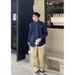 Spring And Autumn New Denim Shirt Jacket Men's Loose Silhouette Trendy Brand Washed Casual Long Sleeved Lining_viptrois.com