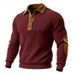 "Men's Corduroy Jacket – Vintage Button-Up Shirt Jacket, Soft Brushed Lining, Relaxed Fit, Long Sleeve Casual Coat ( Lightweight Fall Outerwear)"_viptrois.com