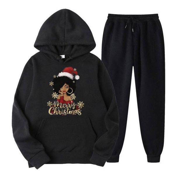 Solid Color Hoodie Set With Threaded Bottom For Men's And Women's Casual Sportswear, Sweatpants, Letter Hoodie, And Sweatpants Set_viptrois.com