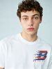 Summer New Short-sleeved T-shirt, Men's Speedy Striped B Letter Date Number Creative Printing Half-sleeved Youth Trend Versatile Casual Loose Base_viptrois.com