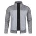 Men's Clothing Sweater Autumn And Winter Knitted Sweater Zipper Cardigan Jacket_viptrois.com