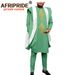 Men's clothing African Men's dress three-piece set coat + top + pants_viptrois.com