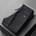 Men's Clothing Spring and autumn corduroy men's drape casual pants straight loose thick corduroy pants elastic middle aged dad men's pants_viptrois.com