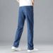 Men's Clothing Plus Size Spring And Summer Thin Extra Large Men's Jeans Fat Loose Straight Plus Size Fat Guy_viptrois.com